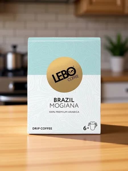 Кофе молотый в дрип-пакетах LEBO Бразилия Можиана 6 шт x 10.5 г