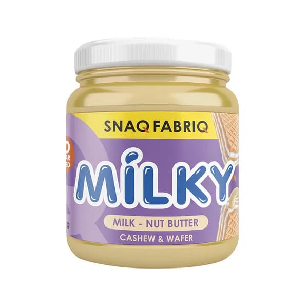 Паста молочно-ореховая Milky с вафлей (без сахара), SNAQFABRIQ, 250 г, Россия