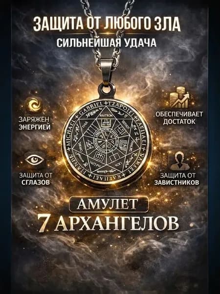Амулет семи Архангелов для защиты от негатива