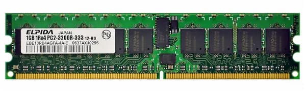 Elpida Оперативная память DDR2, 400 МГц, 1 x (EBE10RD4AGFA-4A-E)