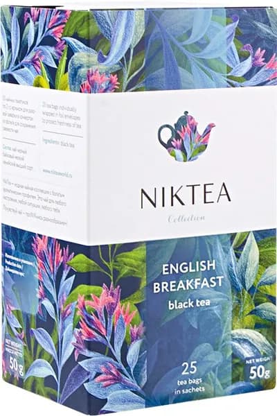 Чай черный Niktea English Breakfast 25пак