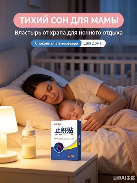 Набор пластырей от храпа 100% результат, 8 шт. Лечение и профилактика храпа. Способствует здоровому сну для мужчин и женщин.