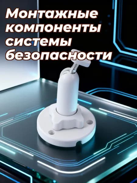 Крепление для солнечной панели из прочного abs для охранных камер, универсальное, белое, для домашнего использования