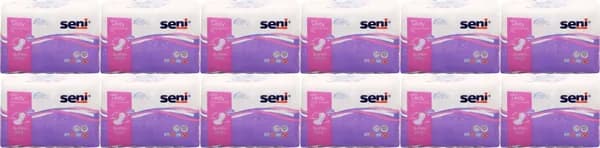 Прокладки урологические Seni Lady Super, комплект: 12 упаковок по 15 шт