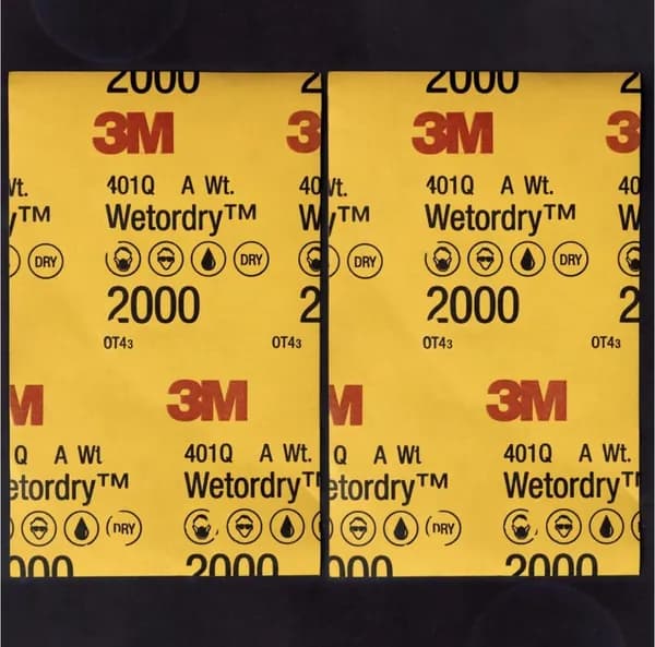 3M Лист шлифовальный, шкурка; P2000
