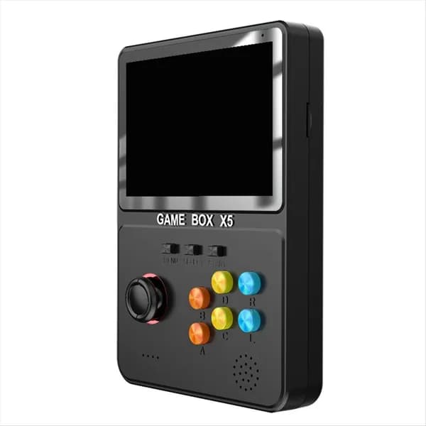Y4(G C K F) Портативный портативный игровой плеер X5, 4,0 дюйма, 640 x 480 пикселей, игровая консоль, подарки совместим с детей, черный