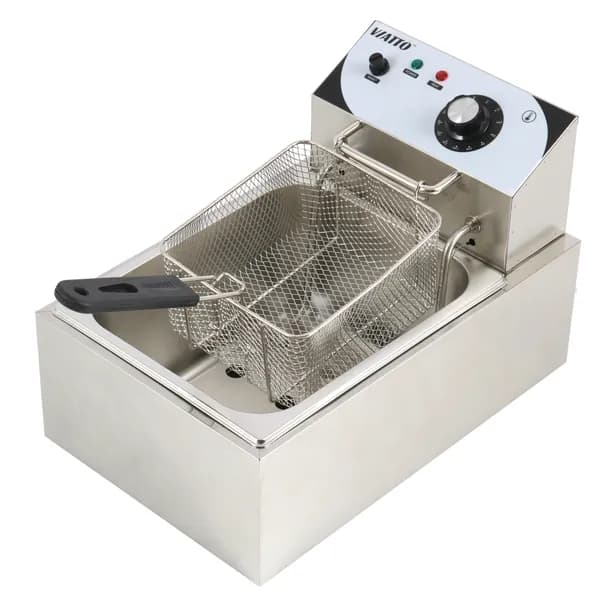Фритюрница электрическая VIATTO Commercial VA-EF061, настольная электрофритюрница