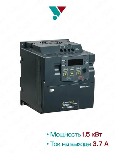 Преобразователь частоты CONTROL-A310 380В 3Ф 1,5кВт 3,7A