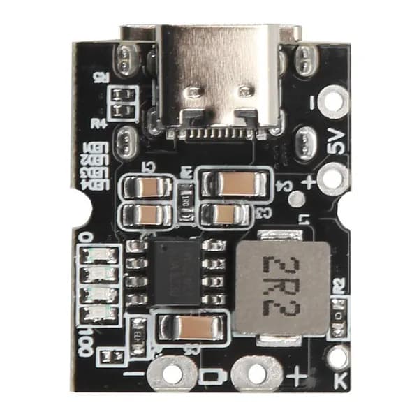 Модуль повышающего преобразователя напряжения 5 В 2 А с разъемом Type-C USB, зарядное устройство для самостоятельной сборки, с возможностью пайки.