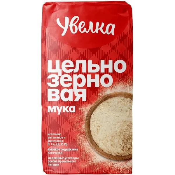 Мука Увелка пшеничная хлебопекарная 1,9 кг