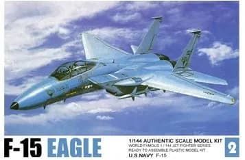 Сборная модель истребителя McDonnell Douglas F-15 Eagle 1:144