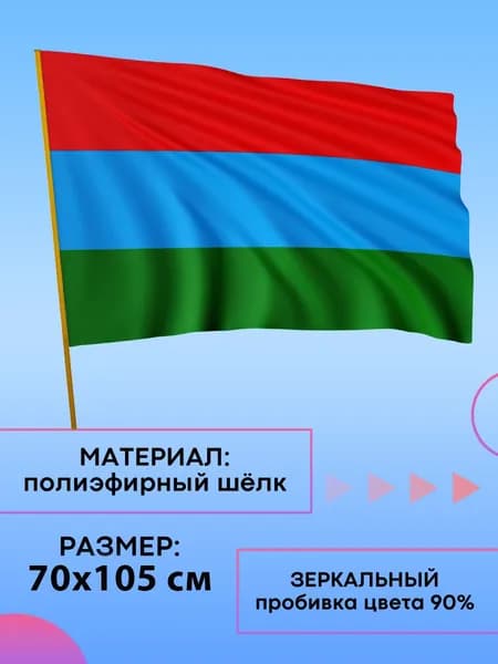 Флаг Республики Карелии