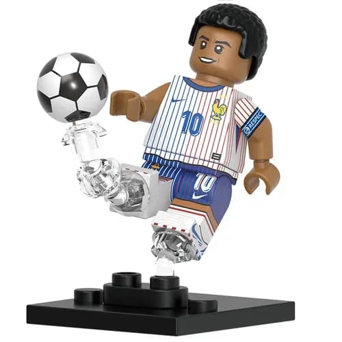 Фигурка футболиста Мбаппе Франция Совместима с Lego Конструктор для мальчиков Подарок