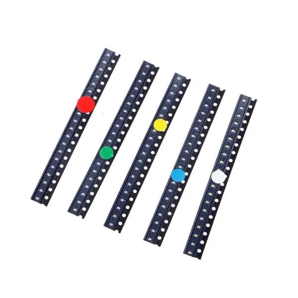 Набор SMD 0603 светодиодов (5 цветов, 100 шт)