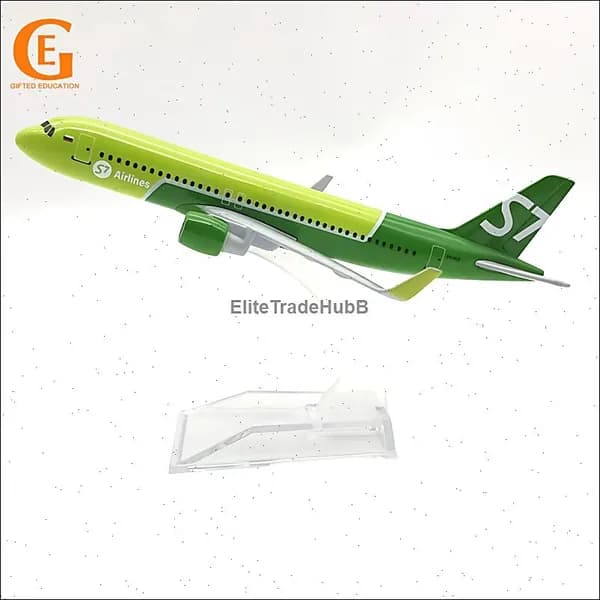 Металлическая Модель Самолета Аэробус 320, S7 Airlines А320