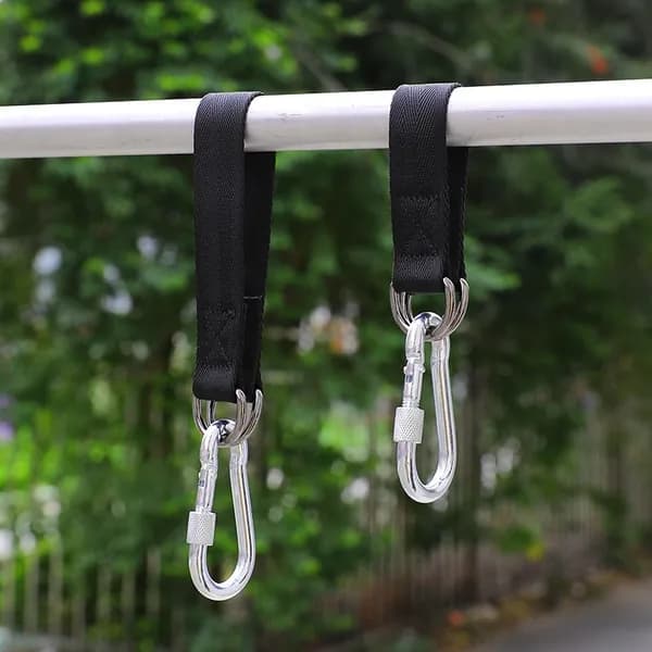 Крюки для подвесных качелей 2 шт 20 см нейлоновые крепления для детских качелей и гамака, нагрузка до 150 кг, для улицы и дачи