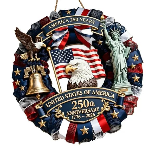 Настенное деревянное украшение "250 лет", - 1
