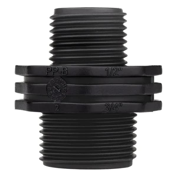 Ниппель MASTERPROF пластиковый переходной 3/4" х 1/2"