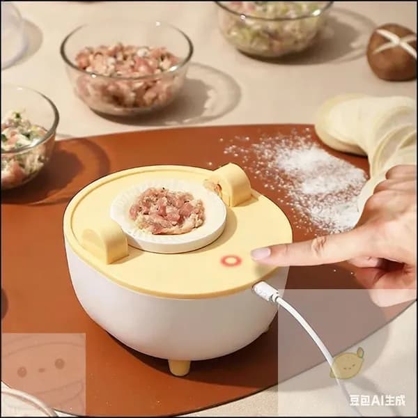 Многофункциональный бестселлер для кухни: электрическая машина с формами для экструзии лапши и пельменей, оснащенная пылезащитной крышкой, предназначена для домашнего хозяйства и ресторана