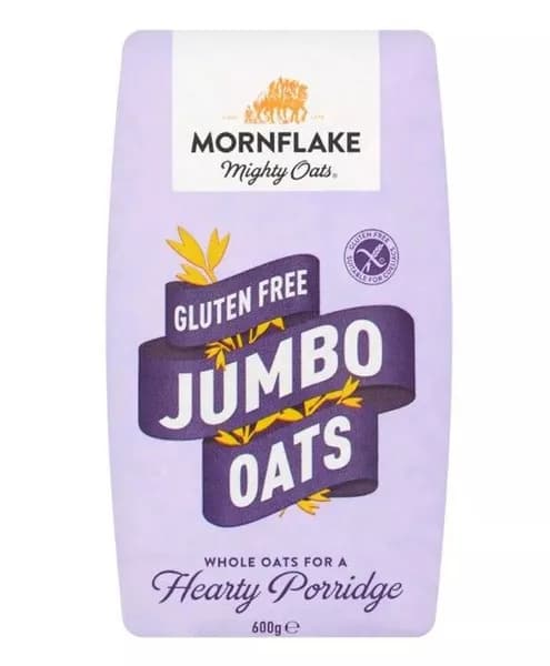 Хлопья овсяные Джамбо крупные (без глютена), Mornflake, 600 г, Великобритания
