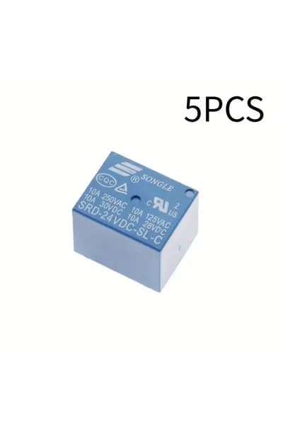 5шт SRD реле SRD-24VDC-SL-C 5PIN 24V Высокое качество SRD-24VDC-SL-C