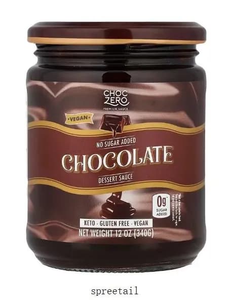 ChocZero, Десертный соус со вкусом шоколада, 12 унций (340 грамм)