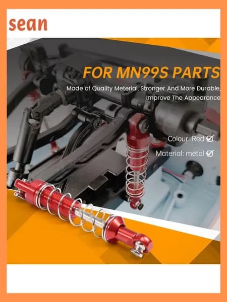 Амортизаторы металлические для MN D90, MN-90, MN99S / WPL C14, C24, C34. Комплект 4 шт.