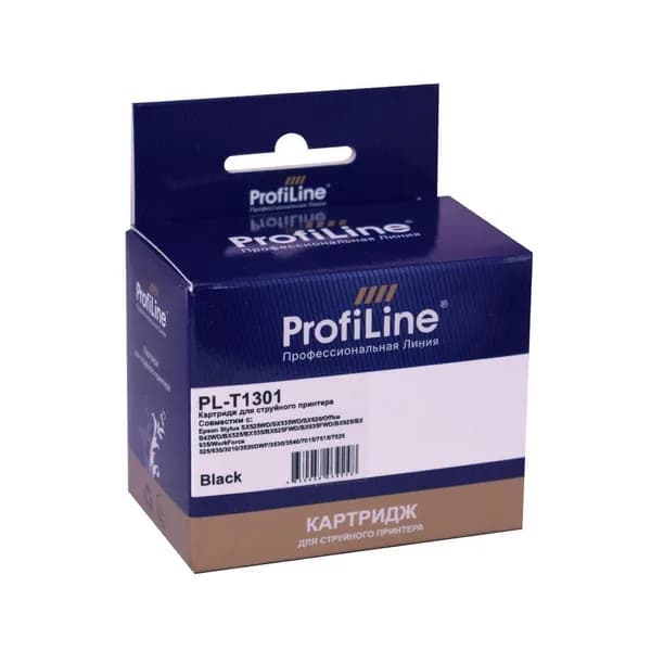 ProfiLine T1301 - C13T13014010 Картридж струйный черный 25.9 мл
