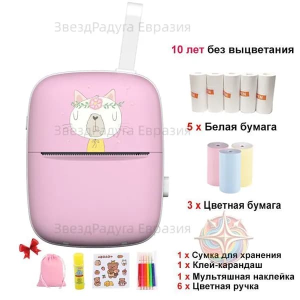 Мини-принтер термо, Монохромный