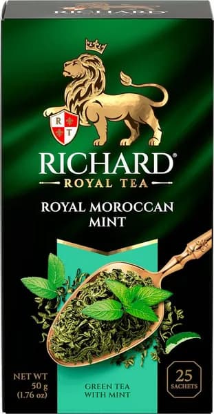 Чай зеленый RICHARD Moroccan Mint, 25пак