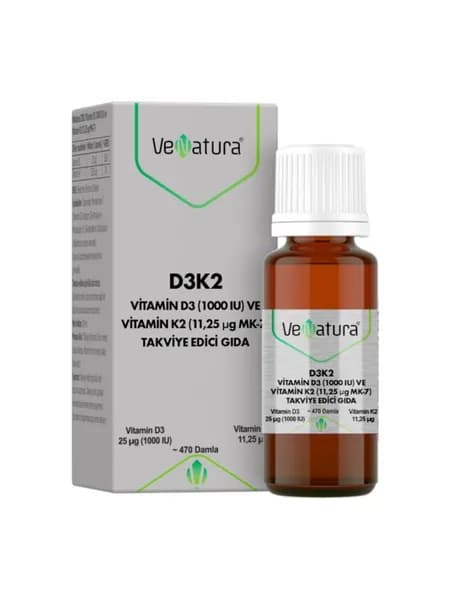Venatura D3K2 Биологически активная добавка 20мл