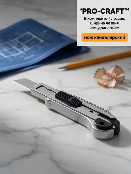 Нож канцелярский-строительный