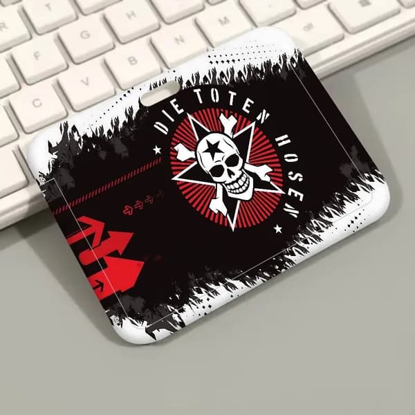 Die Toten Hosen Бейдж для пропуска на ленте/держатель для карт/чехол для пропуска