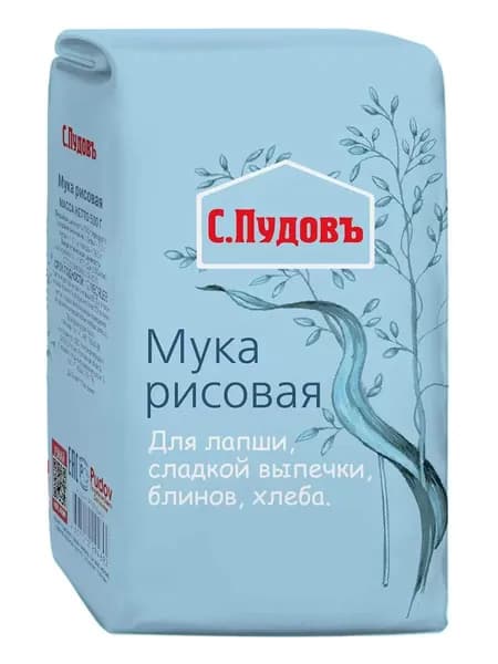 Мука С.Пудовъ рисовая 500 г