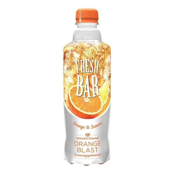 Газированный напиток Fresh Bar Orange Blast 0,48 л