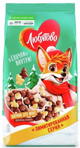 Шарики Любятово Дуо микс, 500г