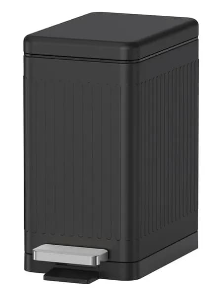 Ведро для мусора WW Magy BL 6L 10000011262 Черное матовое