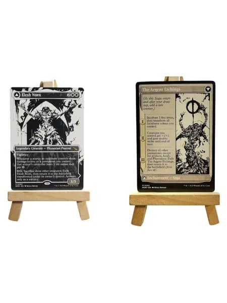 Волшебство в твоих руках: Уникальная карта Magic: The Gathering (MTG) Прокси-карта с Прозрачная защитная пленка защитит вашу колоду в качестве подарка.