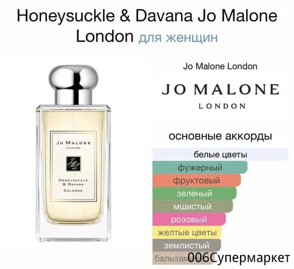 Одеколон Honeysuckle bbb& Davanannk 100 мл