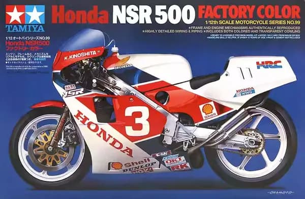 Tamiya 14099 1/12 NSR500 Factory Color сборная модель Мотоциклы