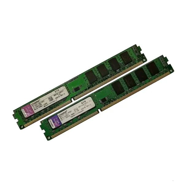 Оперативная память DDR2, 800 МГц, 2 x 2 ГБ (King KVR800D2N6/2G 99x5429-0xx.A01LF (Kit 2x2Gb))