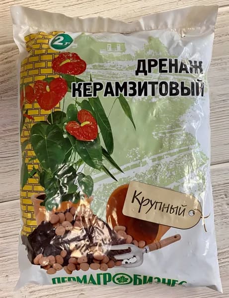 Дренаж керамзитовый фракция 10-20мм 2л