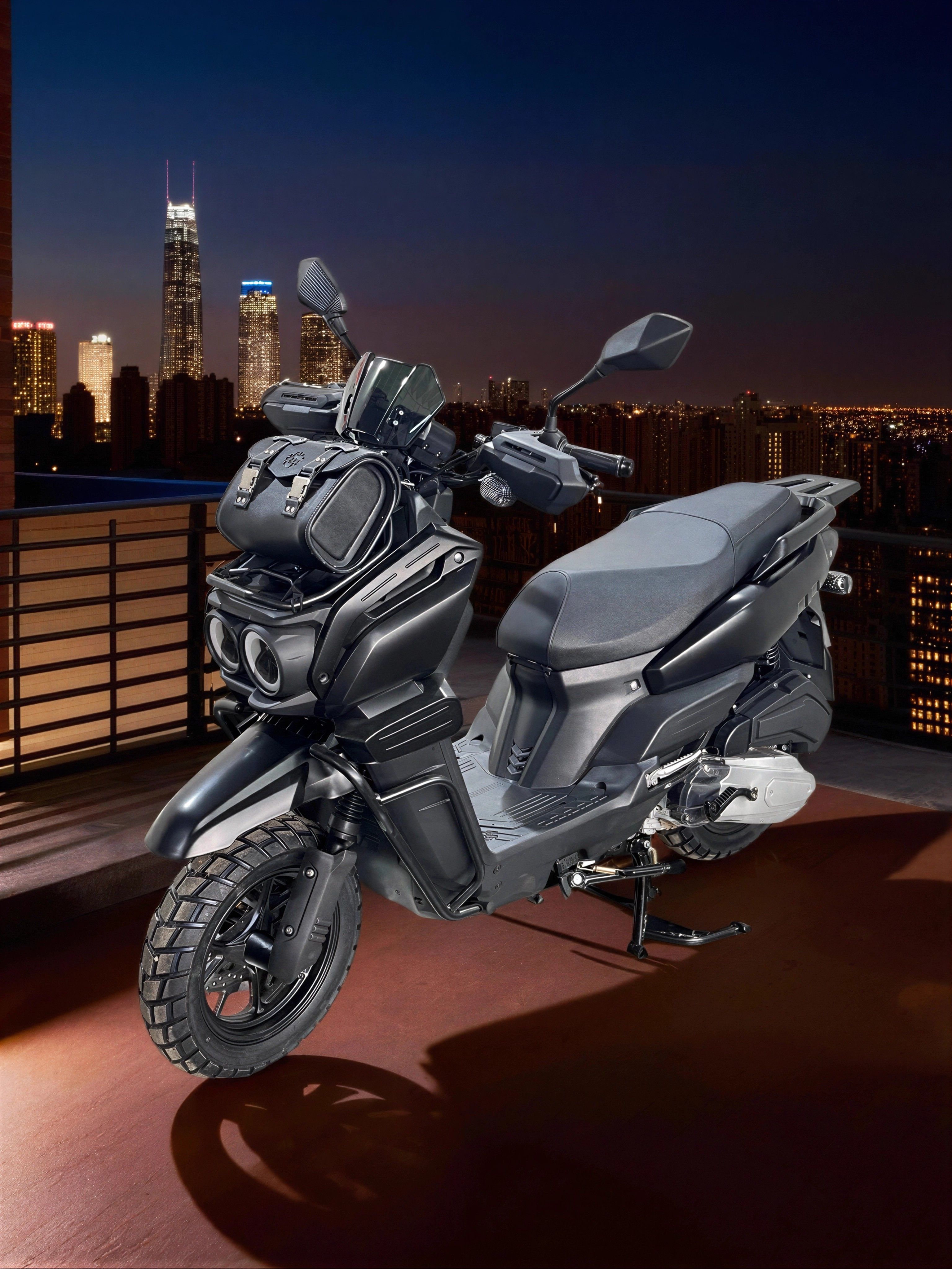 Скутер VECTOR 1.0 BLACK 150 (49) см3
