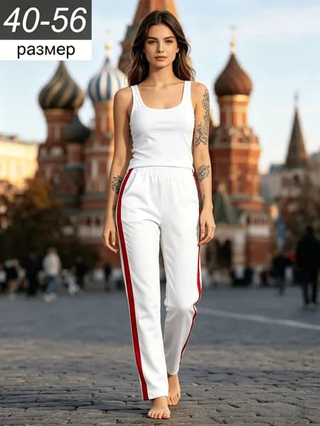 Брюки слим