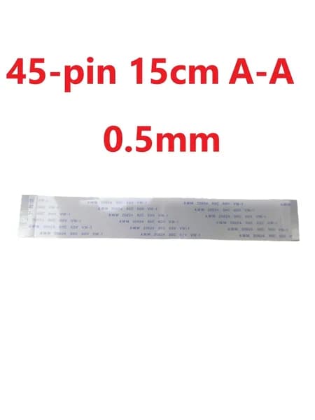 Шлейф FFC 45-pin Шаг 0.5mm Длина 15cm Прямой A-A AWM 20624 80C 60V VW-1