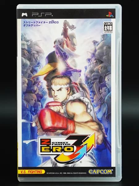 Игра Street Fighter Zero 3 Double Upper PSP JP