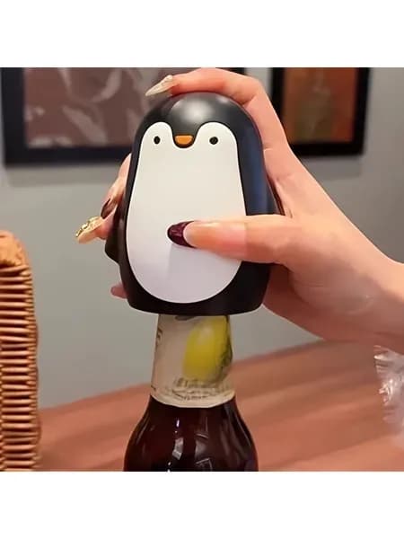 Открывалка 9.3 см пластик 1 шт черный, белый