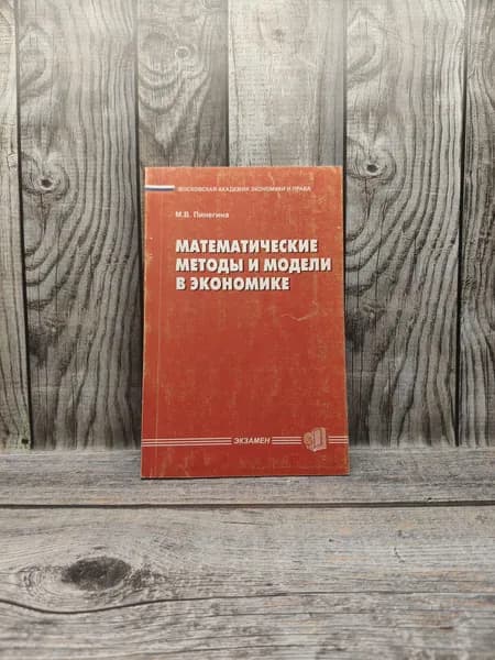Математические методы и модели в экономике. Пинегина М. В.