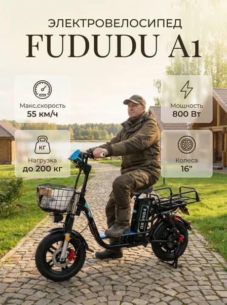 Электровелосипед FUDUDU A1 60V/21Ah 800W