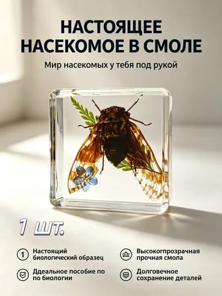 Образцы из эпоксидной смолы для научного образования